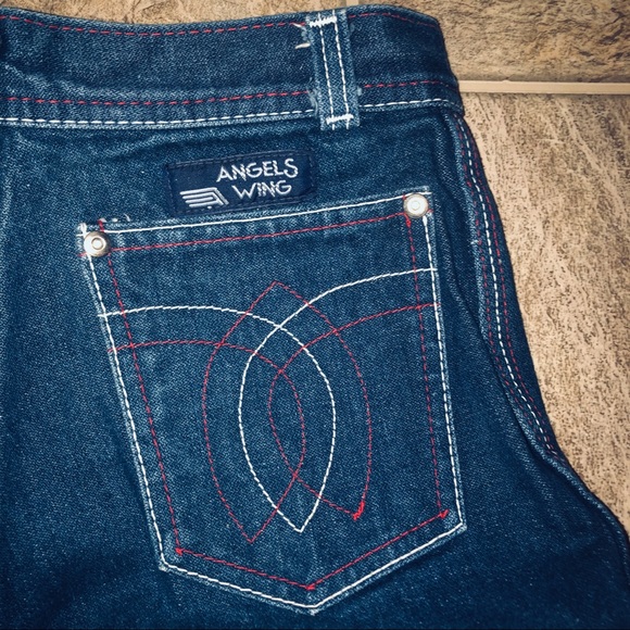 Angel Wings Denim - Vintage 70’s high waisted jeans